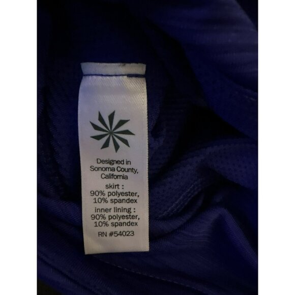 Athleta Purple Striped Swagger Tiered Tennis Skort - Size S - Picture 3 of 9